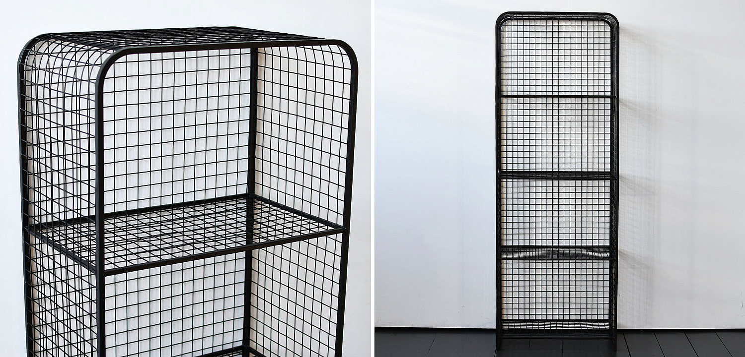 Стеллаж Knott Industrial Metal Rust Rack Стеллаж Knott Industrial Metal Rust Rack - Loft-Concept в Костроме
