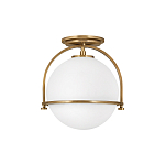 Потолочный светильник с плафоном в форме белого матового шара Hinkley варинант исполнения - 13 | Loft Concept в Костроме