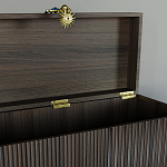 Большой дизайнерский Сундук Elsa Dreams Walnut варинант исполнения - 3 | Loft Concept в Костроме