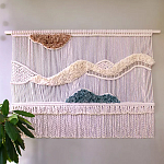 Панно-макраме «JUPITER» варинант исполнения - 1 | Loft Concept в Костроме