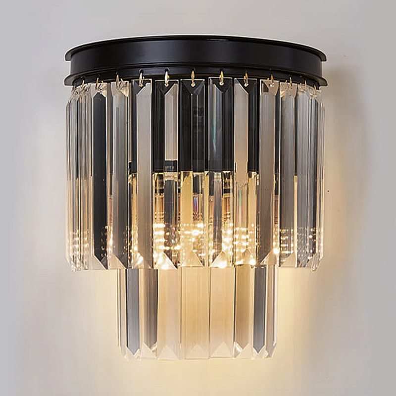 Бра Odeon Smok and Amber crystal  Янтарь (Amber) Стекло Смок в Костроме | Loft Concept 