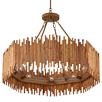 Люстра с абажуром из ротанга Wicker Furniture варинант исполнения - 3 | Loft Concept в Костроме