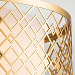 Потолочный светильник золотого цвета с каркасом в виде геометрических ромбов Elstead Lighting варинант исполнения - 4 | Loft Concept в Костроме