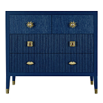 Бельевой Комод с 4 ящиками Elsa Dreams Blue варинант исполнения - 6 | Loft Concept в Костроме