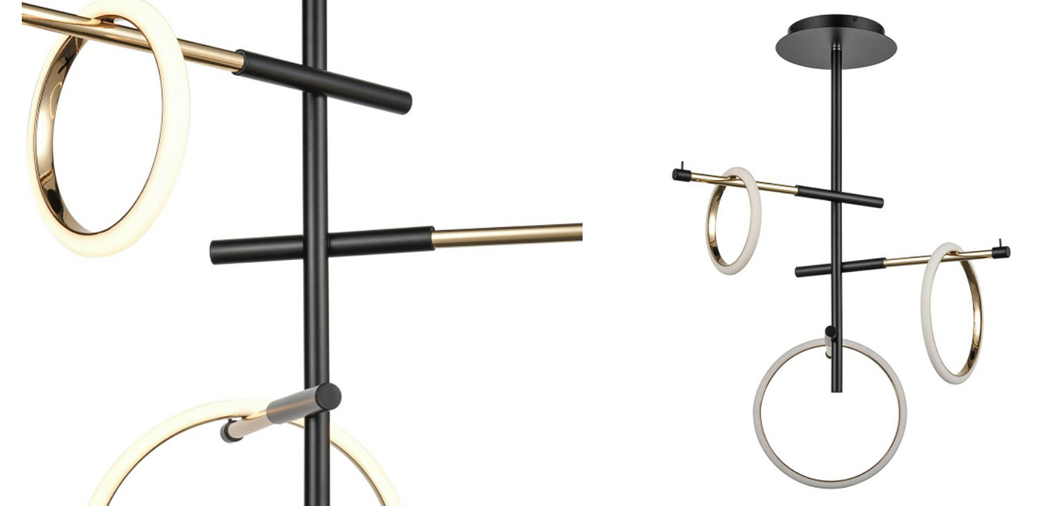 Люстра Jessenia Rings Chandelier 3 Люстра Jessenia Rings Chandelier 3 - Loft-Concept в Костроме