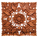 Панно из дерева квадратное Novala Panel With Trees варинант исполнения - 1 | Loft Concept в Костроме