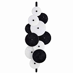 Бра светодиодное из черно-белых дисков Contrast Sample варинант исполнения - 4 | Loft Concept в Костроме