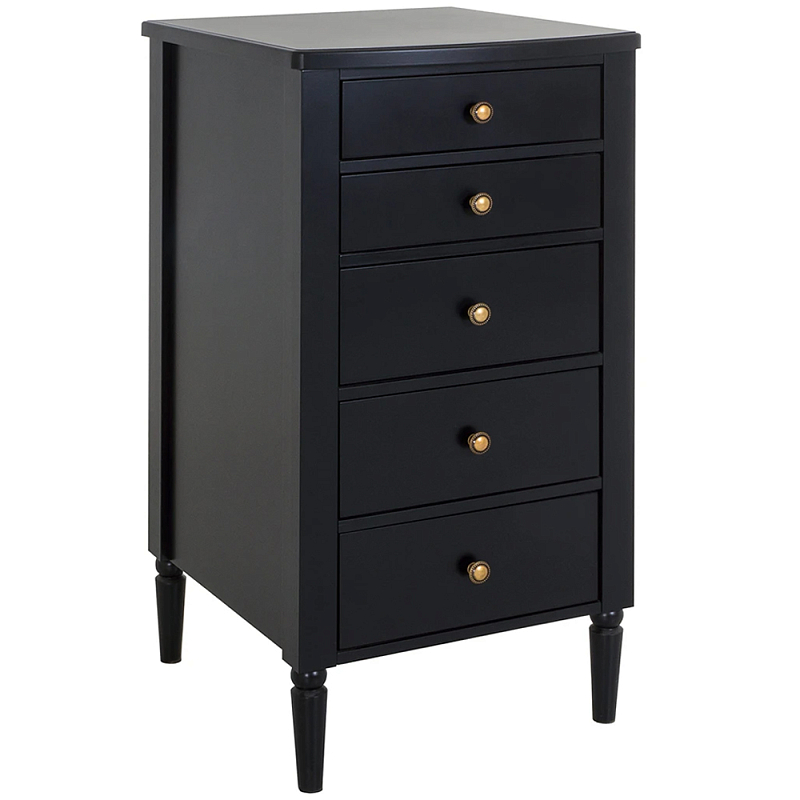 Комод с ящиками Amsterdam Черный в Костроме | Loft Concept 