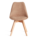 Стул с мягким бархатным сиденьем Chair Tulip варинант исполнения - 8 | Loft Concept в Костроме