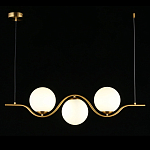 Люстра подвесная светодиодная Jagna 2 Gold and White варинант исполнения - 2 | Loft Concept в Костроме