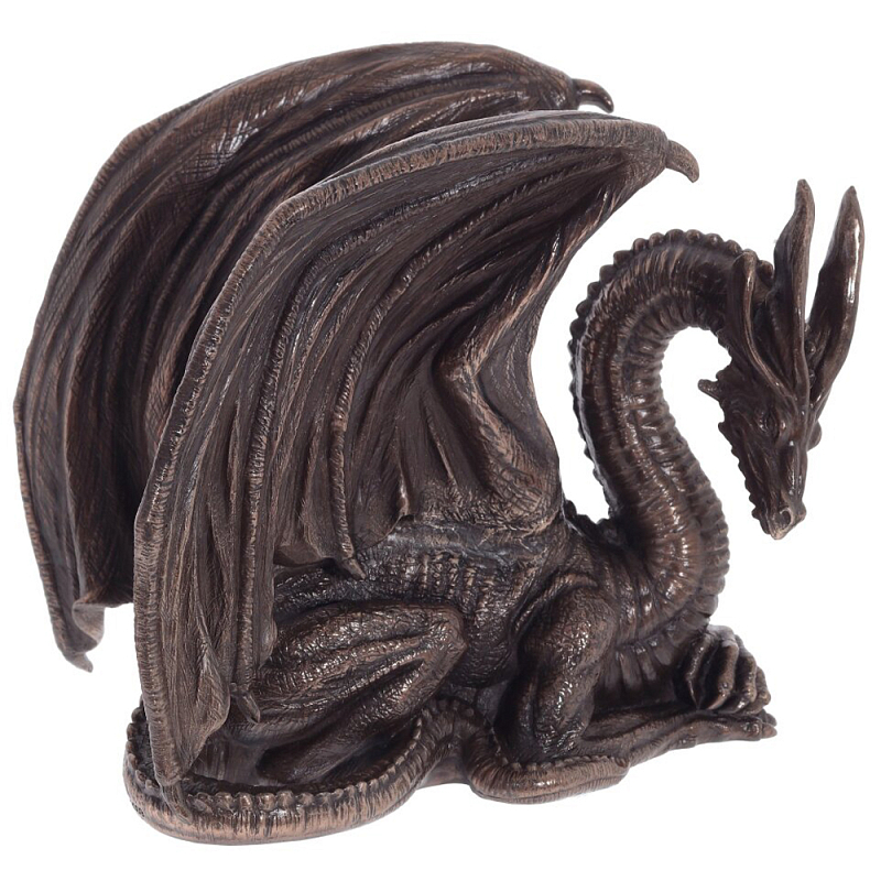 Декоративная статуэтка Дракон Dark Bronze Winged Dragon Statuette Коричневый Темная бронза Декоративная статуэтка Дракон Dark Bronze Winged Dragon Statuette Коричневый Темная бронза в Костроме | Loft Concept