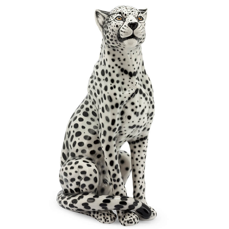 Аксессуар Гепард Abhika CHEETAH black and white Черно-белый Аксессуар Гепард Abhika CHEETAH black and white Черно-белый в Костроме | Loft Concept