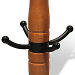 Вешалка напольная деревянная с черными металлическими крючками Noble Branches варинант исполнения - 3 | Loft Concept в Костроме