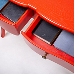 Консоль с выдвижными ящиками Colorfy Red варинант исполнения - 5 | Loft Concept в Костроме