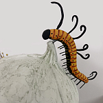 Статуэтка фантастический фрукт Exotic Tropical Fruit orange and white 67 варинант исполнения - 3 | Loft Concept в Костроме