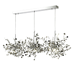 Люстра подвесная из трех частей с металлическими круглыми элементами Terzani Argent варинант исполнения - 7 | Loft Concept в Костроме