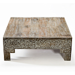 Кофейный стол Carved Сoffee table ручная резьба по дереву варинант исполнения - 1 | Loft Concept в Костроме
