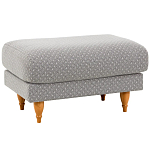 Мягкий пуф на деревянных ножках Garner Pouf Light варинант исполнения - 1 | Loft Concept в Костроме