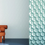 Гипсовая 3D Панель M-41 A, B варинант исполнения - 1 | Loft Concept в Костроме