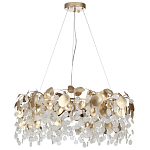 Люстра с декоративными подвесками из прозрачного стекла в форме монеток FAIRYTREE Light варинант исполнения - 10 | Loft Concept в Костроме