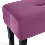 Мягкий  пуф на черных ножках Winton Pouf варинант исполнения - 18 | Loft Concept в Костроме