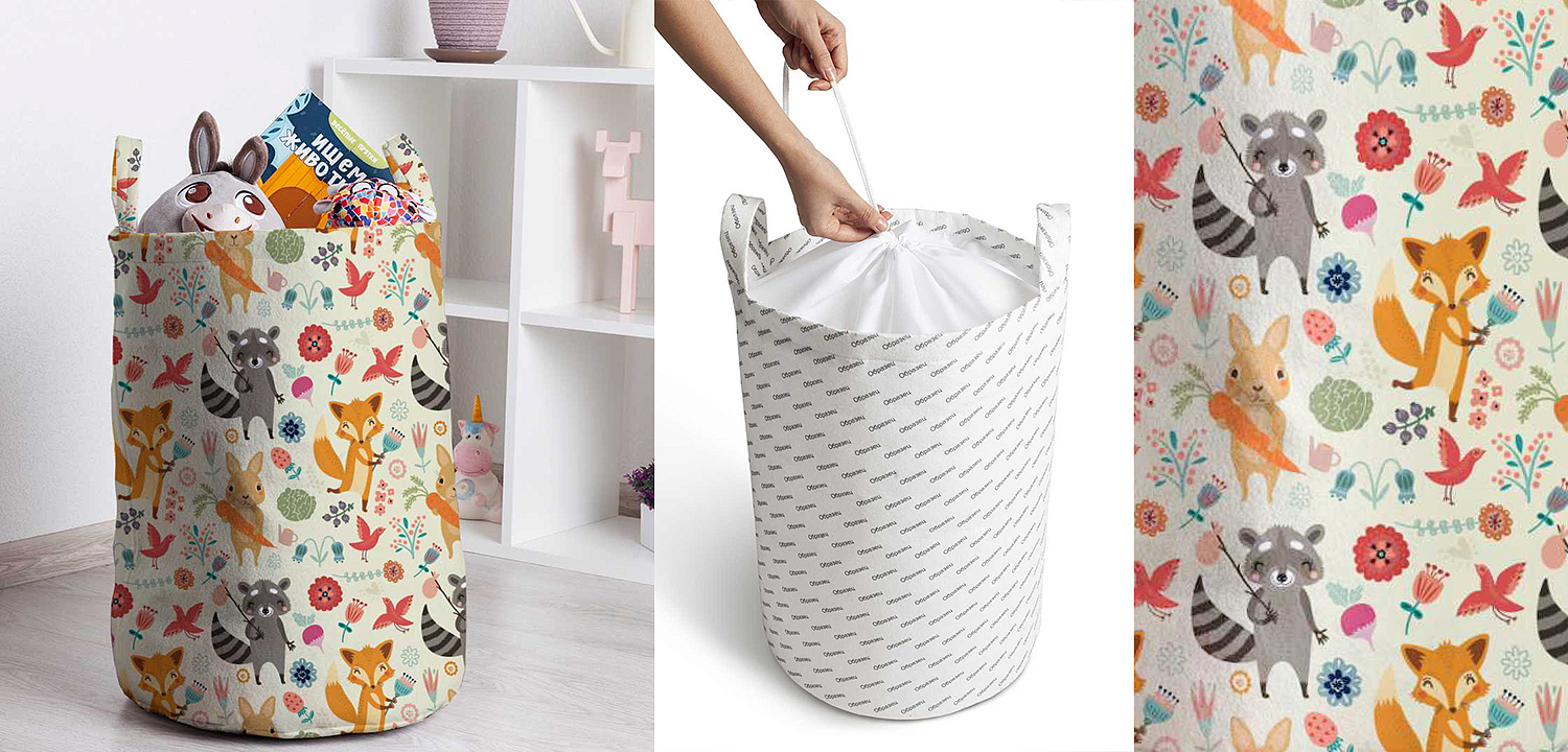 Корзина Little Animals Basket Корзина Little Animals Basket - Loft-Concept в Костроме