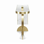 Консоль белая геометрической формы Collision варинант исполнения - 1 | Loft Concept в Костроме