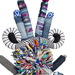 Кукла из джинсы Rusalka Upcycling варинант исполнения - 2 | Loft Concept в Костроме