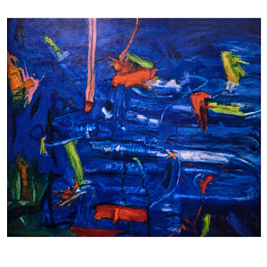 Картина Burgundy Spots