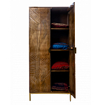 Распашной шкаф с фактурным фасадом Termite варинант исполнения - 3 | Loft Concept в Костроме