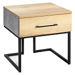 Тумба прикроватная с ящиком в стиле лофт Urban Style Space 2 варинант исполнения - 2 | Loft Concept в Костроме