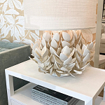 Настольная лампа White Bionic Petals Flo Table Lamp варинант исполнения - 3 | Loft Concept в Костроме