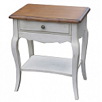 Тумба прикроватная с ящиком и открытой полкой Interiors Romance варинант исполнения - 1 | Loft Concept в Костроме