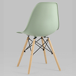 Пластиковый стул на ножках из массива бука Eames Mint варинант исполнения - 5 | Loft Concept в Костроме