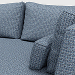 Мебельная ткань Шенилл голубой цвет 142 см T4-49 варинант исполнения - 10 | Loft Concept в Костроме