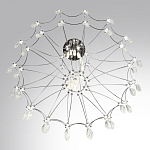 Люстра подвесная из металла с хрустальными прозрачными подвесками Quasar 81 варинант исполнения - 11 | Loft Concept в Костроме