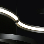 Люстра подвесная светодиодная в виде волнообразной ленты Ribbon Vortex варинант исполнения - 6 | Loft Concept в Костроме