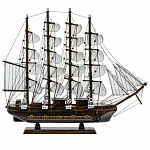 Декоративная модель деревянного тёмно-коричневого парусника в подарочной упаковке With The low варинант исполнения - 1 | Loft Concept в Костроме