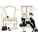 Megan Hess. Te Lttle Blk Dess варинант исполнения - 8 | Loft Concept в Костроме