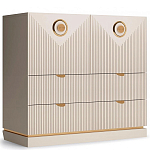 Комод с фактурным фасадом Satin Furniture варинант исполнения - 1 | Loft Concept в Костроме