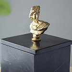 Мраморная шкатулка с бюстом из металла KELLY WEARSTLER варинант исполнения - 10 | Loft Concept в Костроме