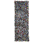 Ковер прямоугольный разноцветный из джинсовой одежды Zero Waste варинант исполнения - 1 | Loft Concept в Костроме