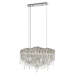 Люстра подвесная с металлическими цепочками и изогнутыми металлическими дугами 72 см Atlantis Chain варинант исполнения - 2 | Loft Concept в Костроме