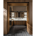 Кухонный гарнитур из массива дуба и камня Ratio Dada Engenereed варинант исполнения - 5 | Loft Concept в Костроме