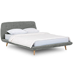 Кровать с мягким изголовьем Palmer Bed варинант исполнения - 10 | Loft Concept в Костроме