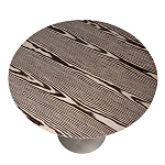 Стол барный круглый высокий с полосатым узором Zebroids варинант исполнения - 2 | Loft Concept в Костроме