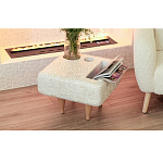 Керамический столик на деревянных ножках «Квадро» варинант исполнения - 7 | Loft Concept в Костроме