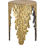 Столик дизайнерский Copper streaks варинант исполнения - 1 | Loft Concept в Костроме