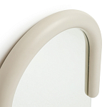 Зеркало овальное Curved Furniture бежевое варинант исполнения - 2 | Loft Concept в Костроме