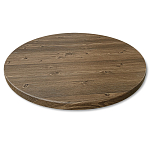 Стол журнальный c коричневой круглой столешницей на трех металлических ножках Charm Coffee Table варинант исполнения - 2 | Loft Concept в Костроме